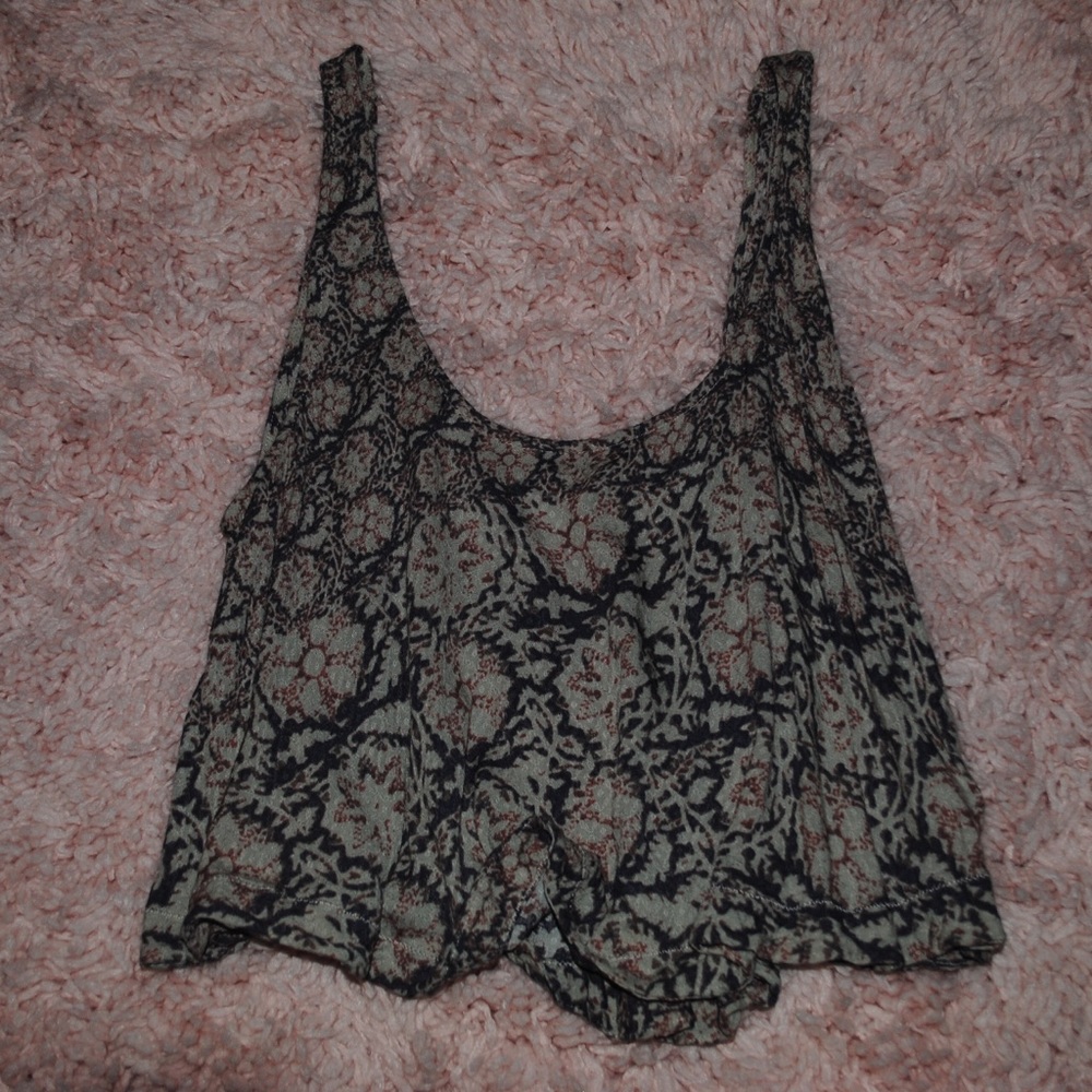 Print Crop Top
